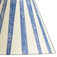 6 Inch Empire Cordless Lamp Shade Hand Painted - Blue, Card alternate view
