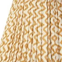 6 Inch Empire Lamp Shade for Cordless Lamps - Caramel Chevrons alternate view