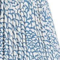 6 Inch Empire Shade for Cordless Lamps - Turkish Blue, Fishscales alternate view