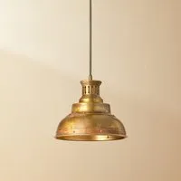 Agen Pendant Light - Aged Brass, Copper by Pooky, alternate view