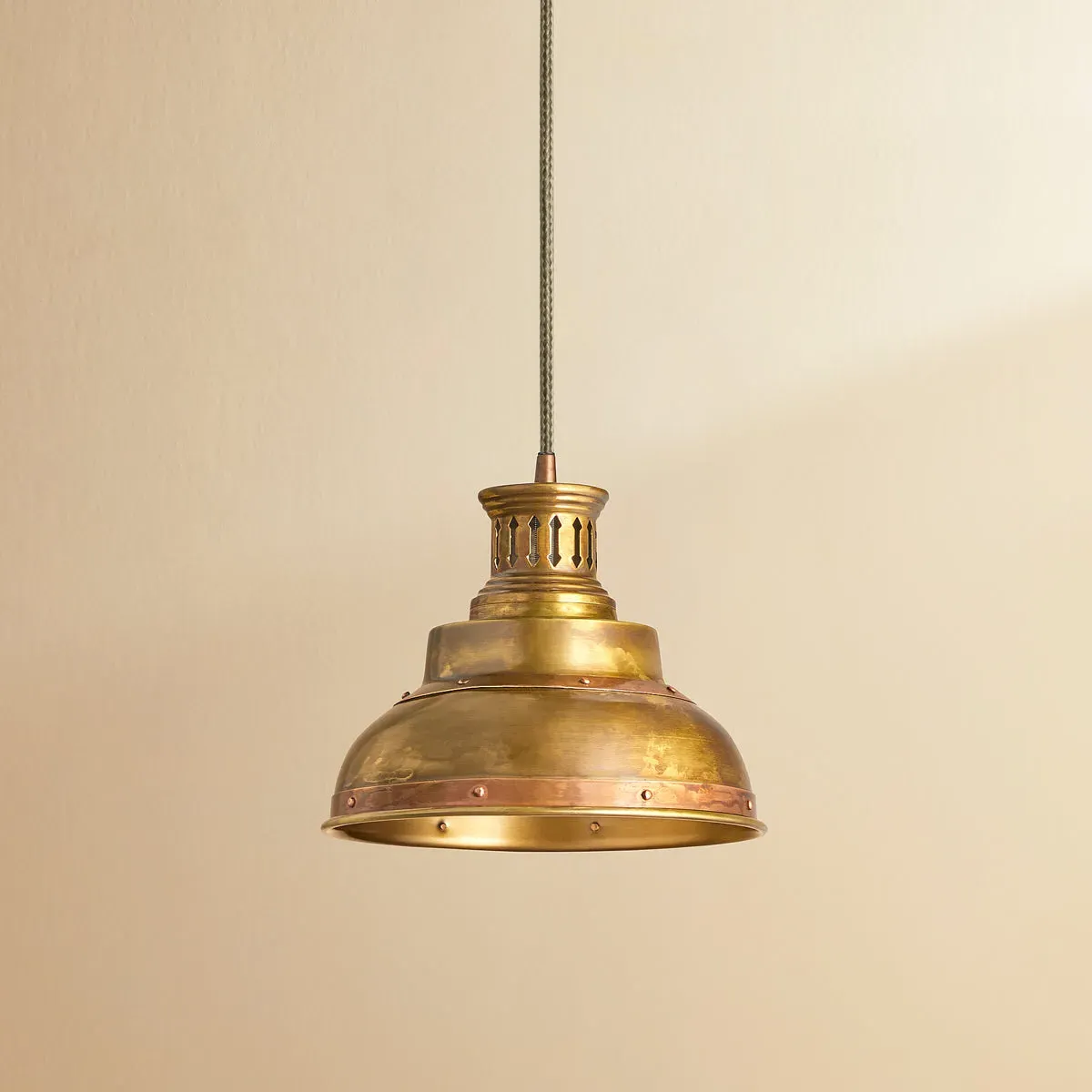 Agen Pendant Light - Aged Brass, Copper by Pooky