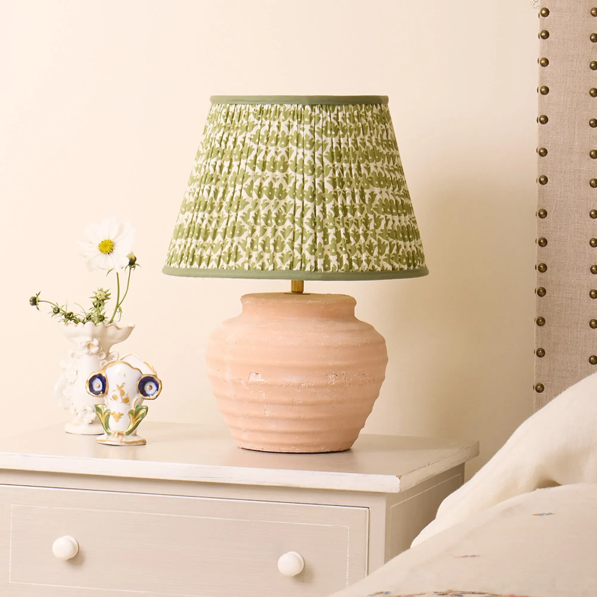 Ambrose Small Table Lamp - Natural, Terracotta product