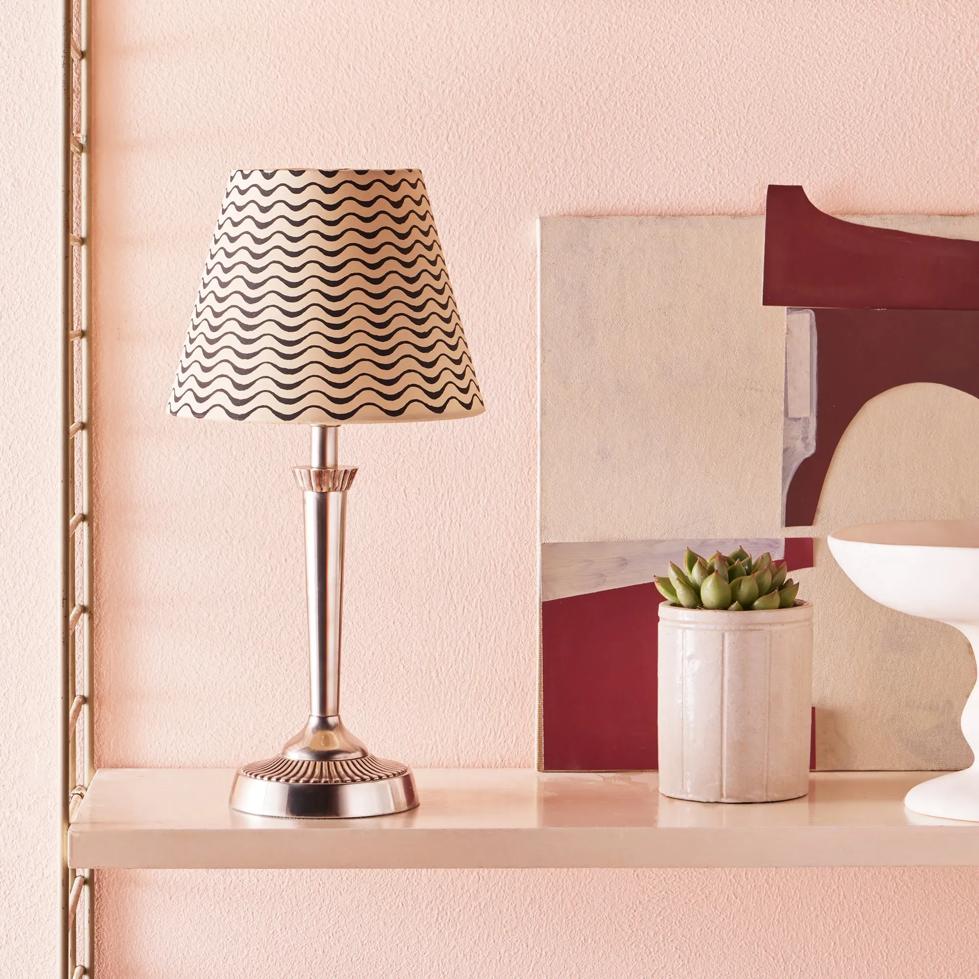Amelia Rechargeable Table Lamp - Antique Silver product
