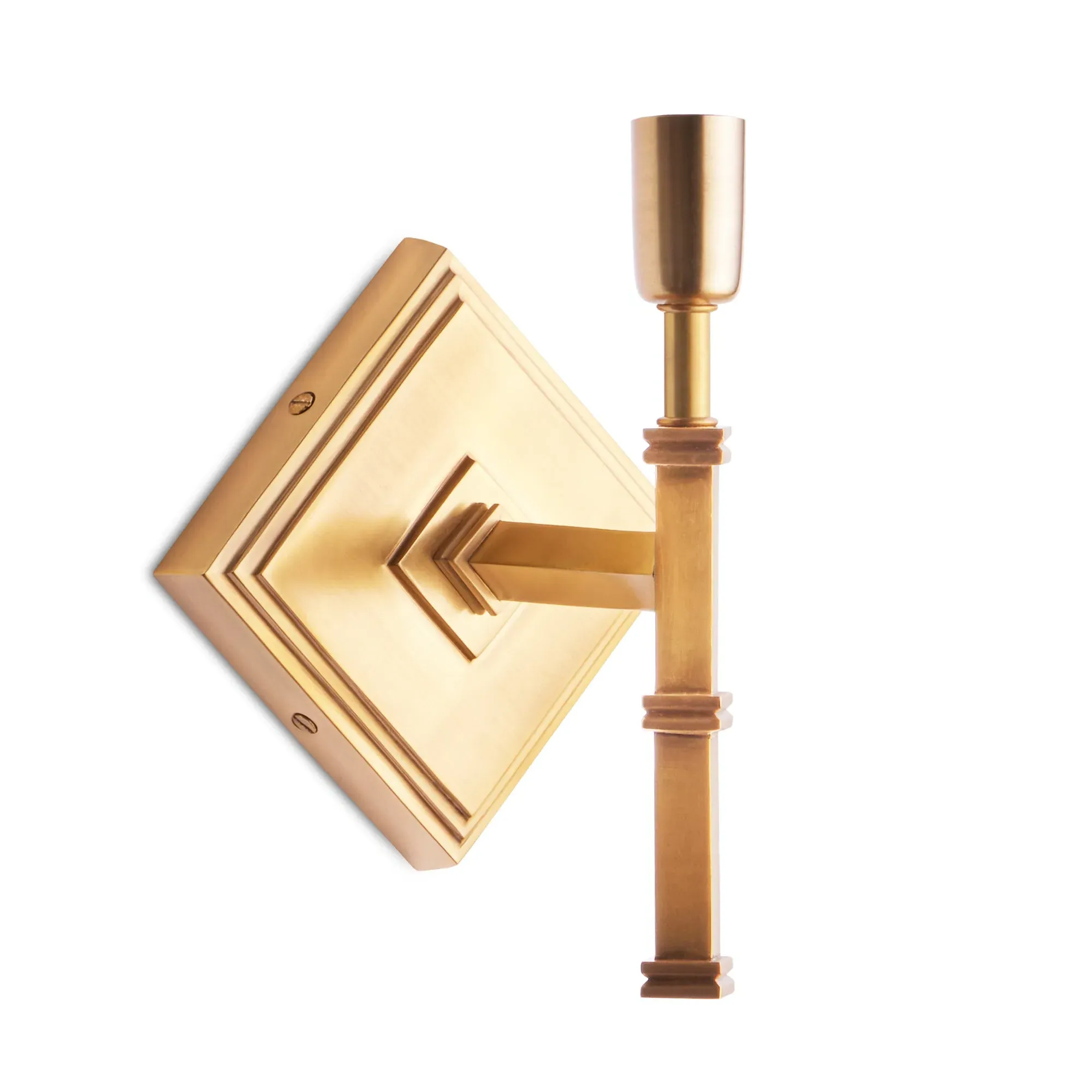 Astor Single Wall Fixture - Antique Brass product