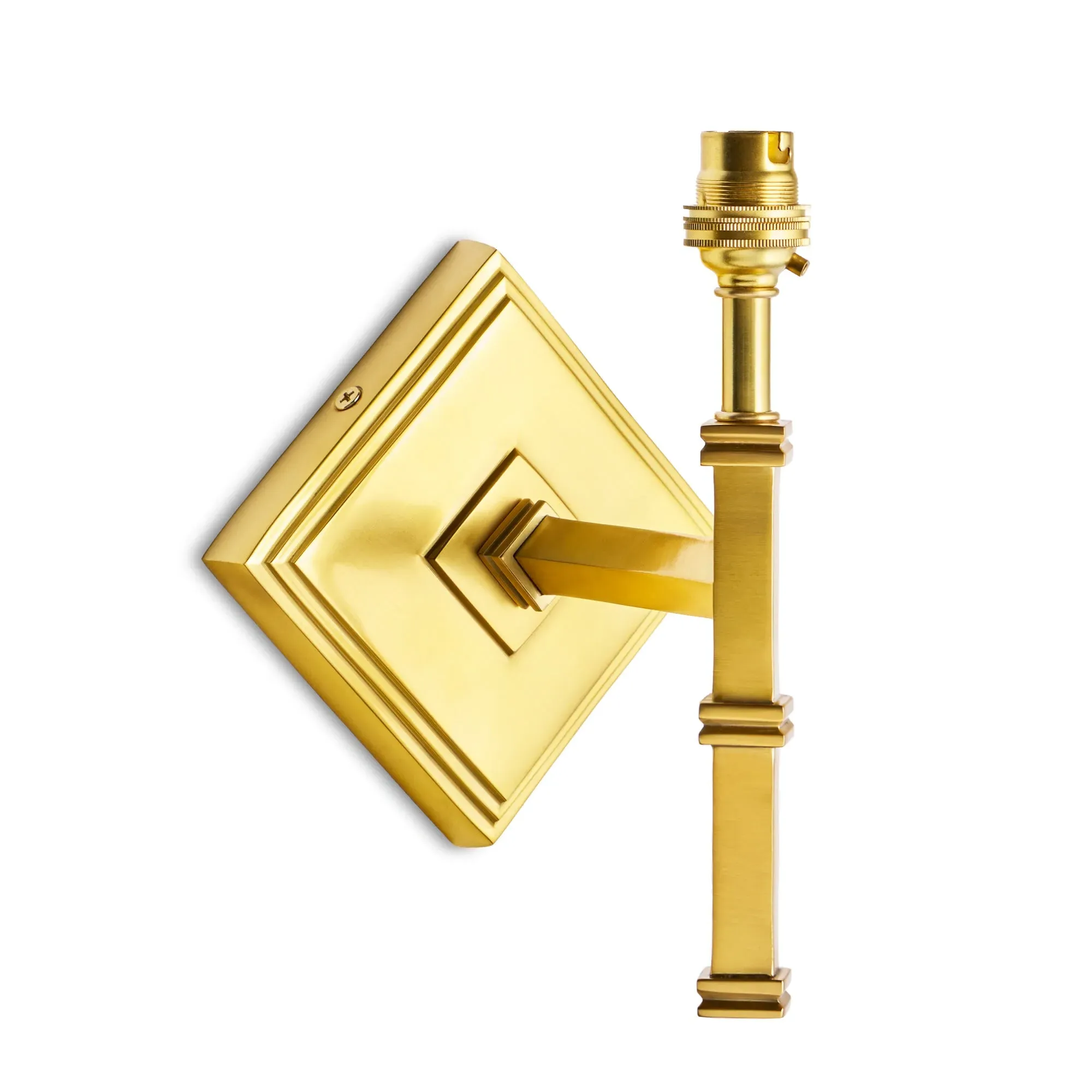 Astor Single Wall Light Fitting - Antique Brass product