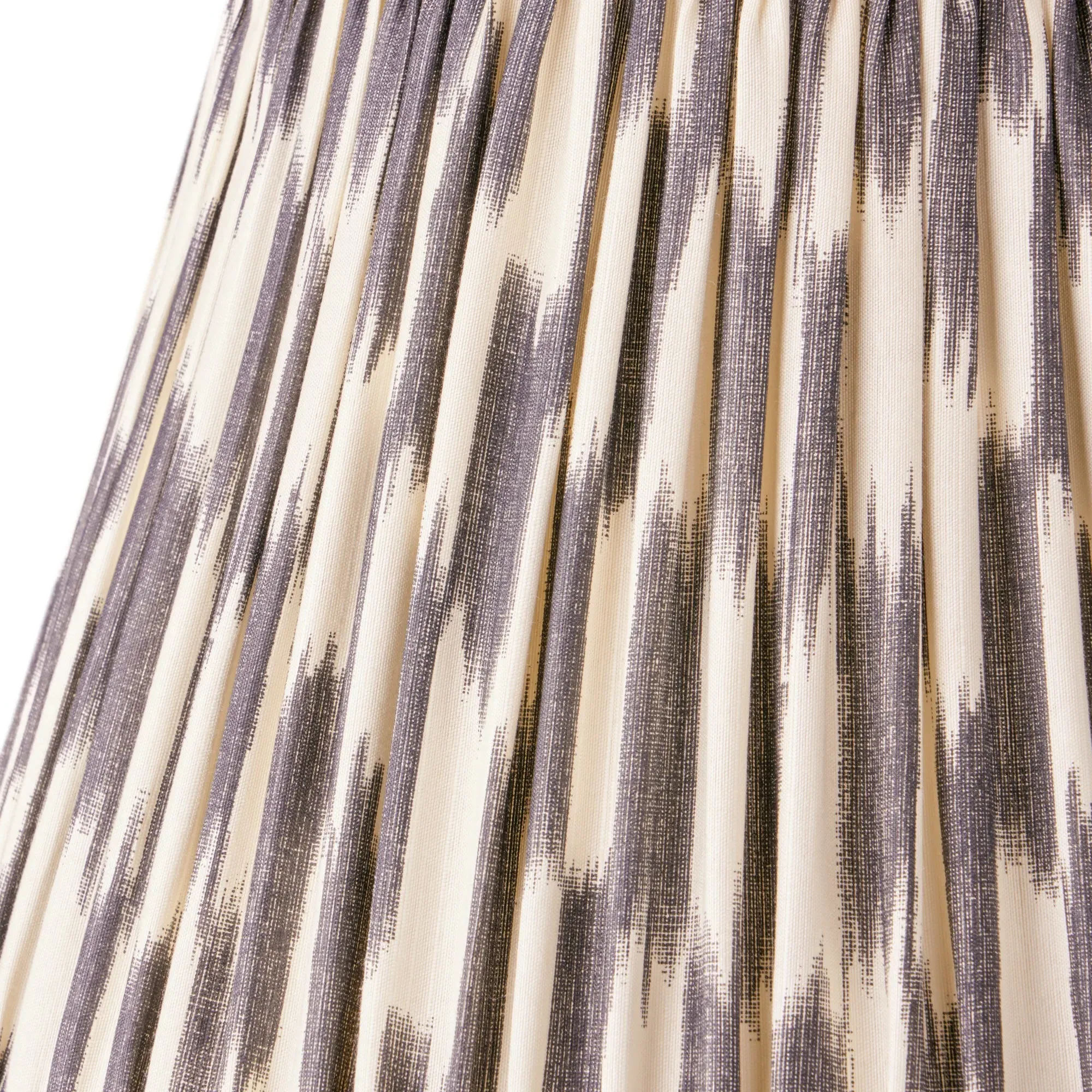 Atlas 16cm Empire Lamp Shade - Black, Silk Ikat product