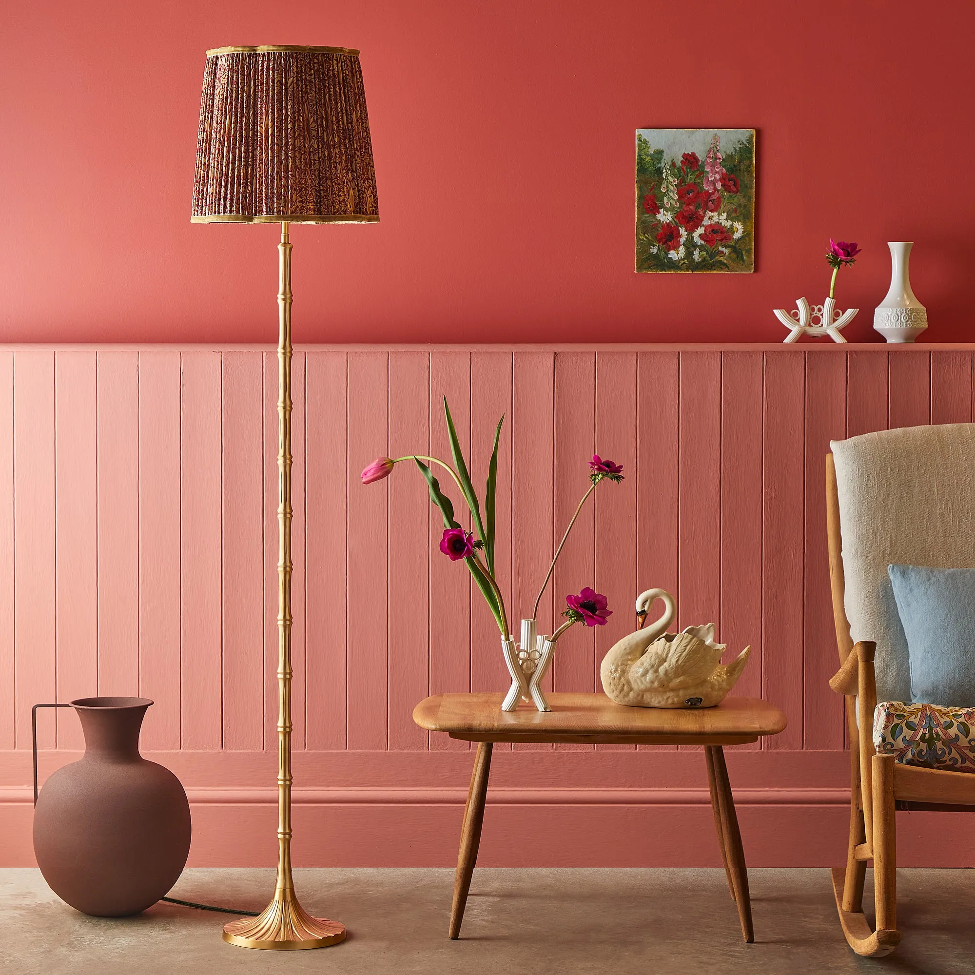 Bamboozle Floor Lamp - Antique Brass product