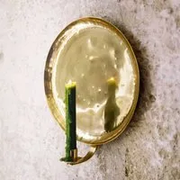 Bellamy Candle Sconce - Antique Brass alternate view
