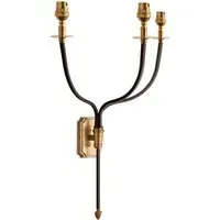 Besidem Triple Wall Fitting - Antique Brass by Pooky, image 2