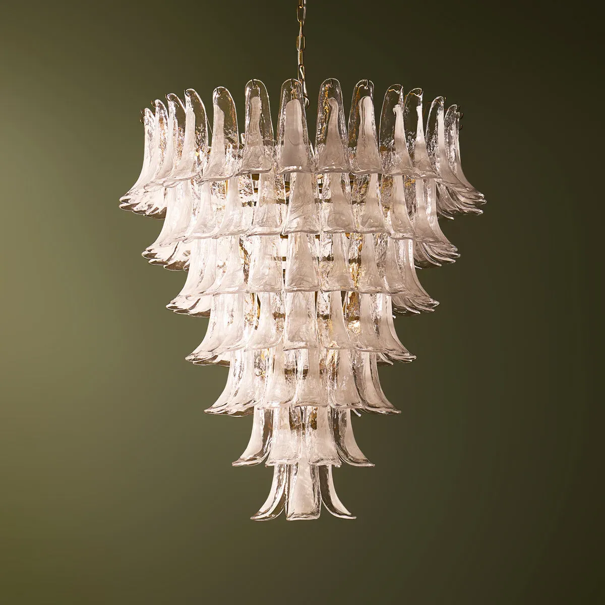 Bianca Chandelier - White, Glass product