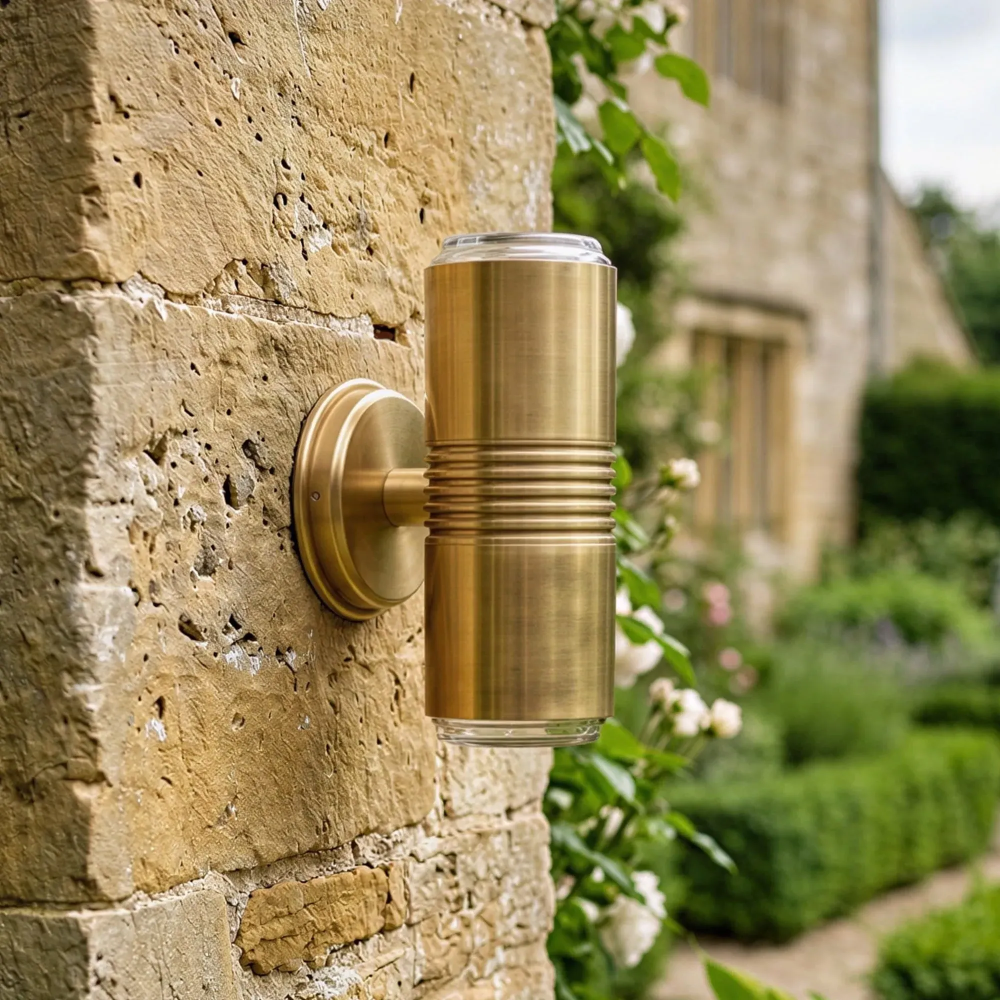 Blythe IP54 Large Outdoor Wall Light - Antique Brass product