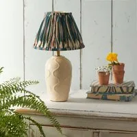 Bobcheck Small Table Lamp - Off-White, Ceramic by Pooky, alternate view
