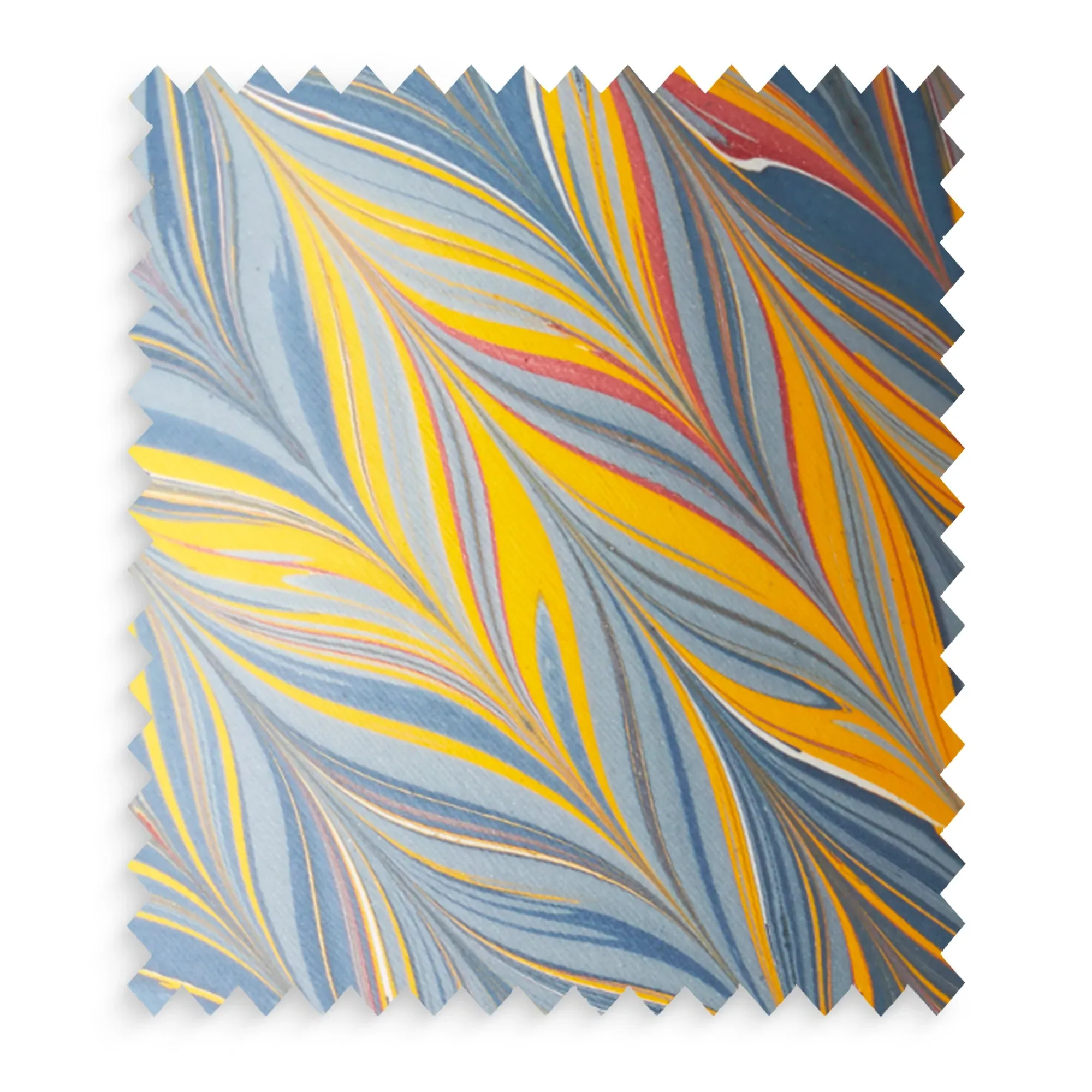 Brenta Marble Paper Swatch - Blue, Multi-Coloured by Pooky