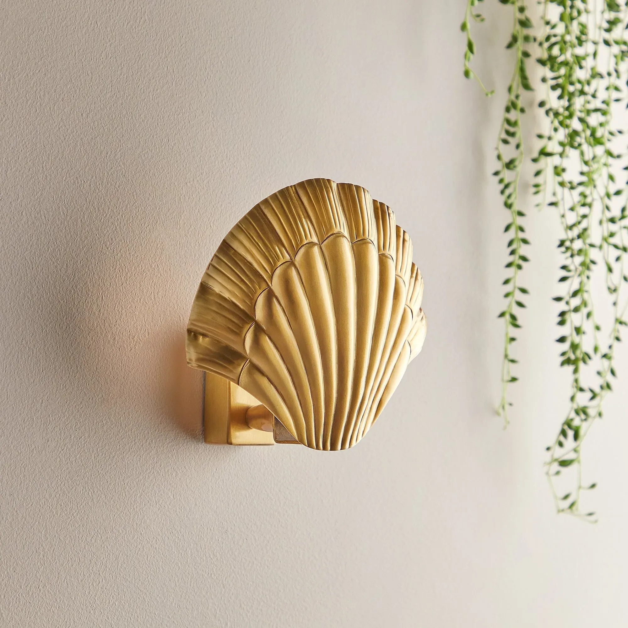 Calico Small Wall Light - Antique Brass product