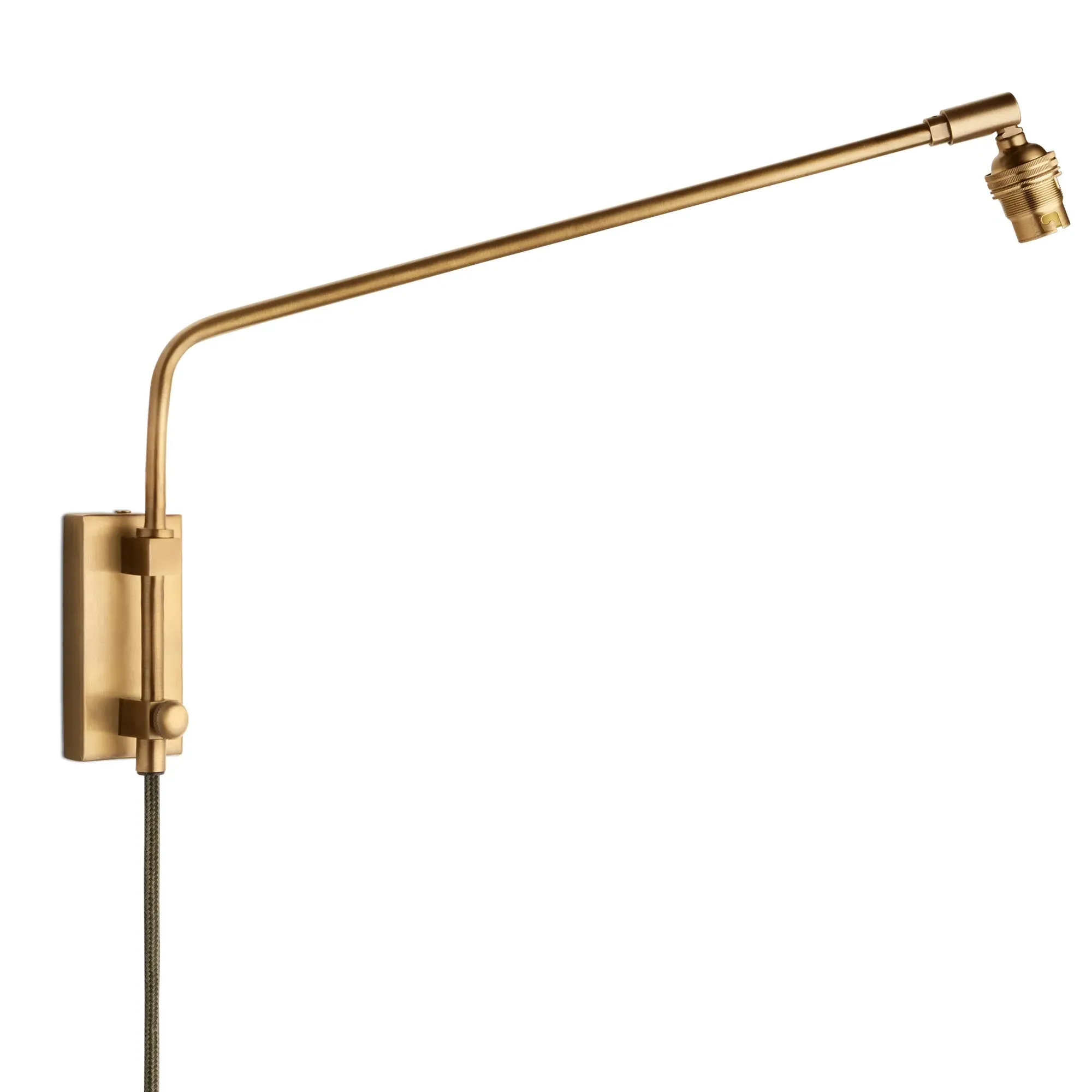 Carter Swing Arm Wall Light - Antique Brass product