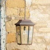Crail Outdoor Hanging Lantern - Antique Bronze alternate view