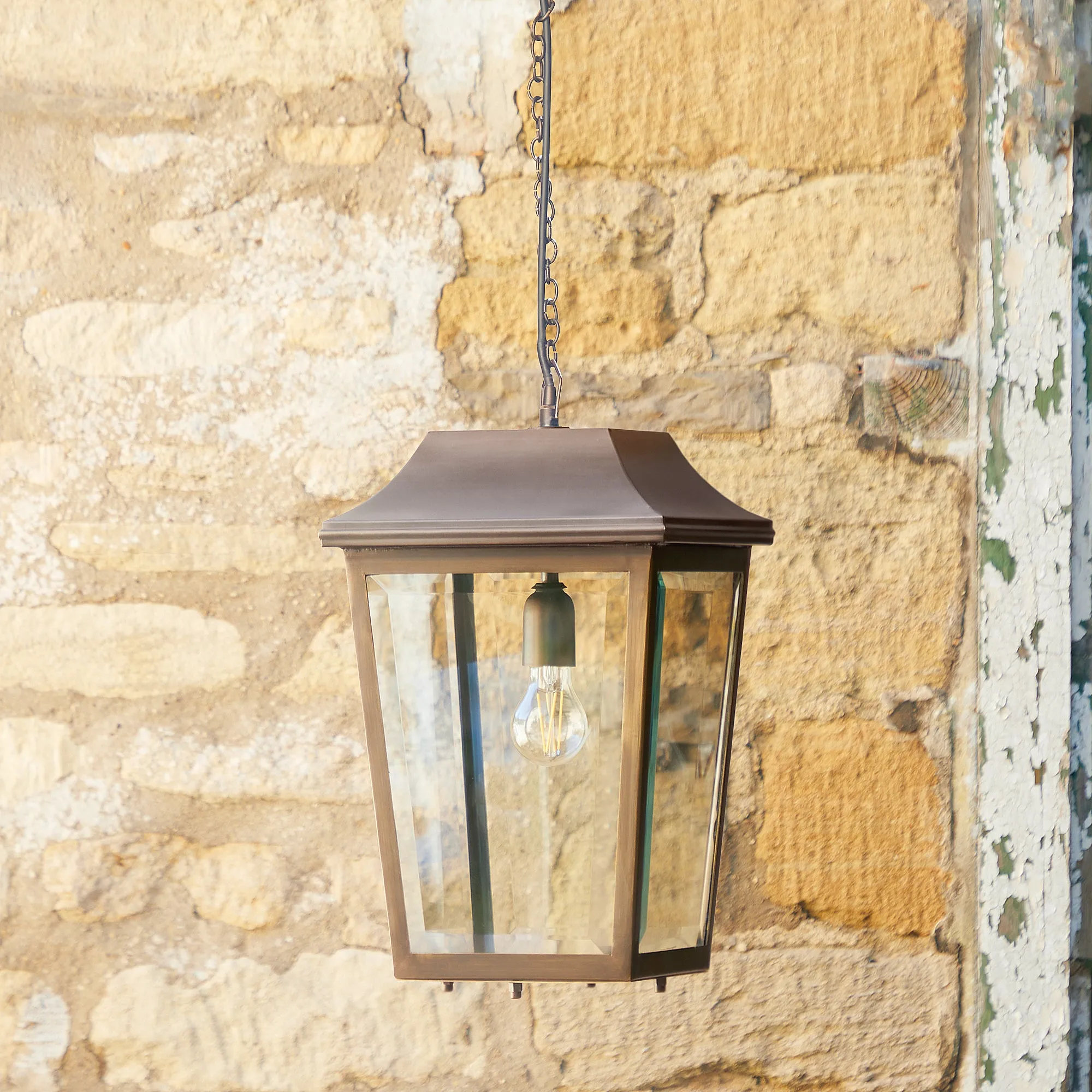 Crail Outdoor Hanging Lantern - Antique Bronze product