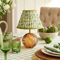 Daniella Rechargeable Table Lamp - Amber, Cut Glass by Pooky, alternate view