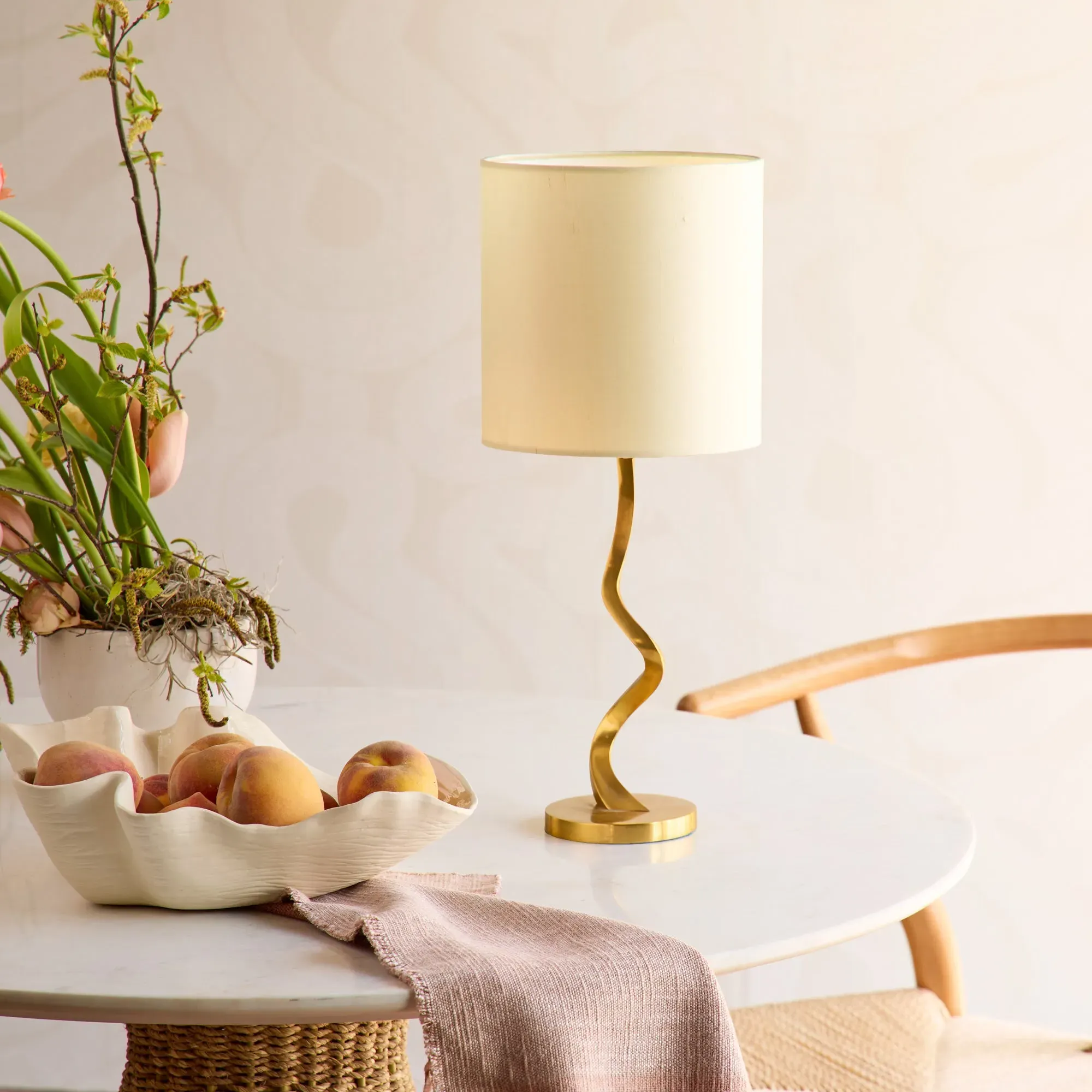 Dorothy Rechargeable Table Lamp - Antique Brass product