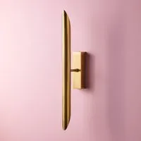 Duet Wall Light - Antique Brass by Pooky, image 2