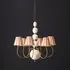 Dunnock 6-Arm Chandelier - White, Wood by Pooky, image 3