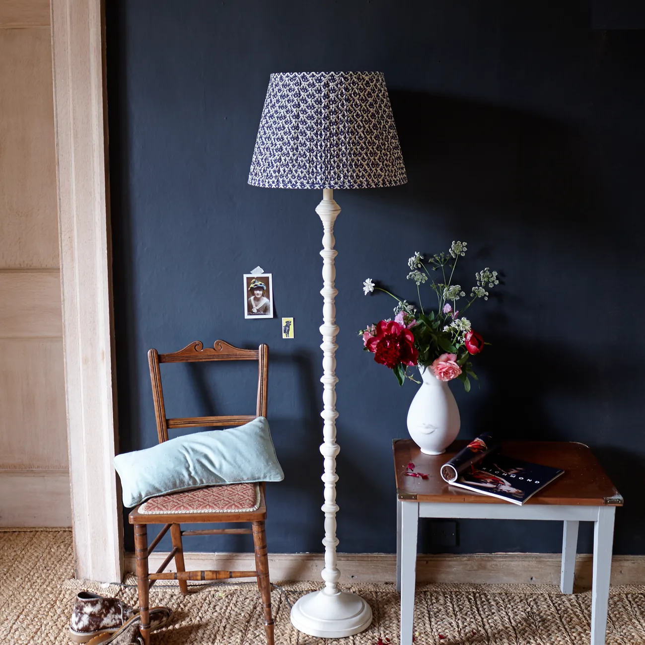 Eclipse Floor Lamp - Natural, Wood by Pooky