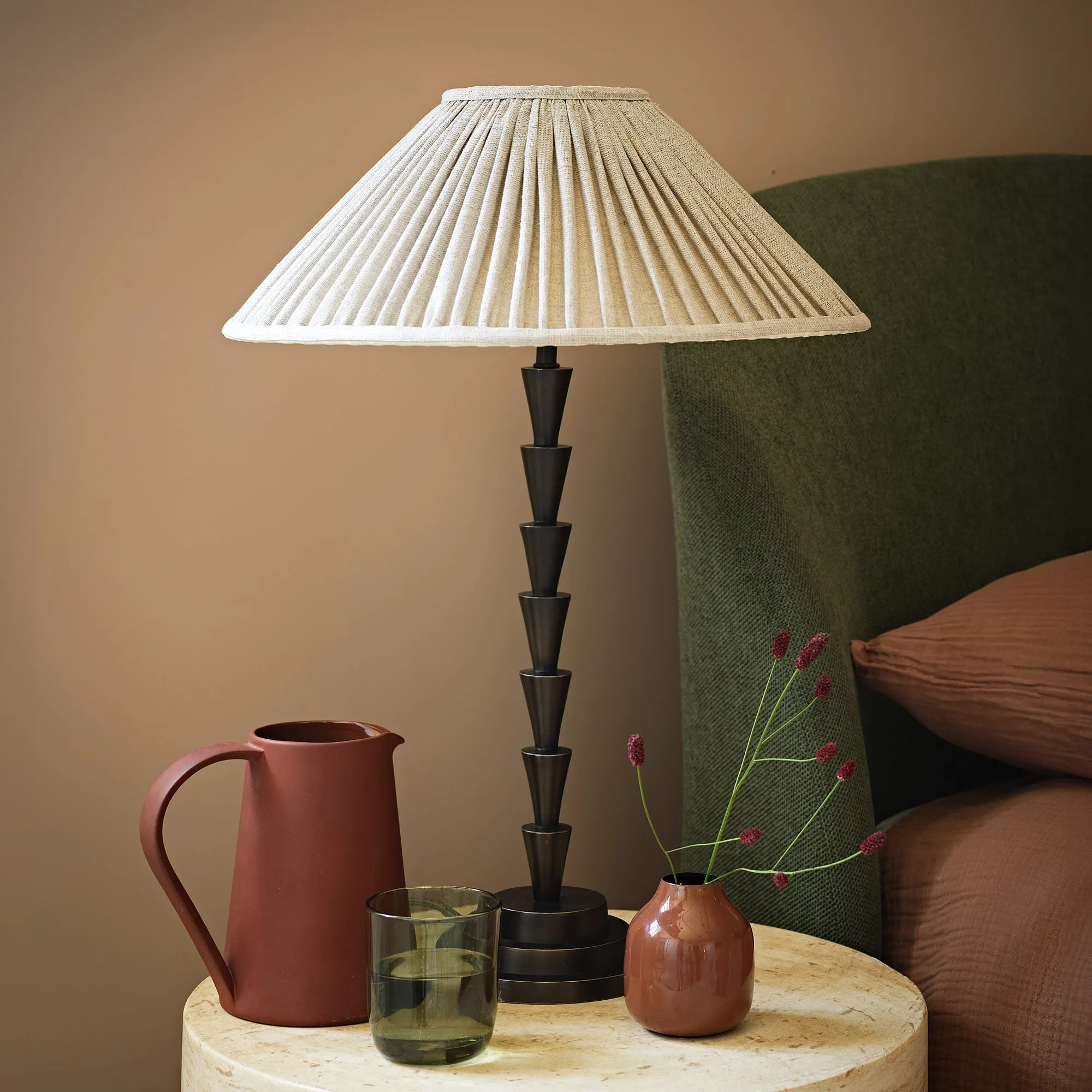 Edgar Table Lamp - Bronze, Solid Cast Brass product