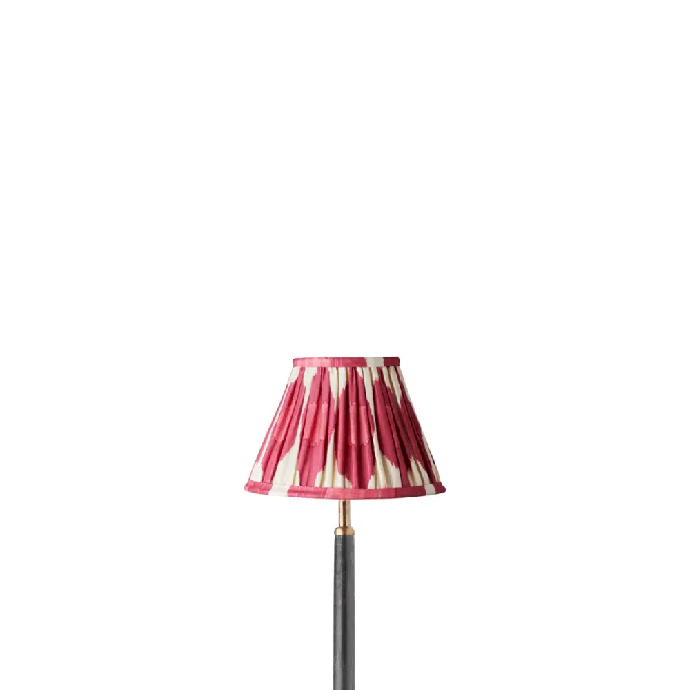 Egg & Spoon 20cm Empire Lamp Shade - Pink, Silk by Pooky