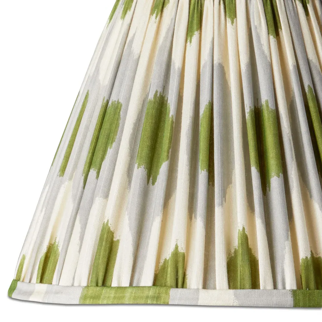 Egg & Spoon Ikat 6 Inch Empire Shade for Cordless Lamps - Gray Green, Silk product