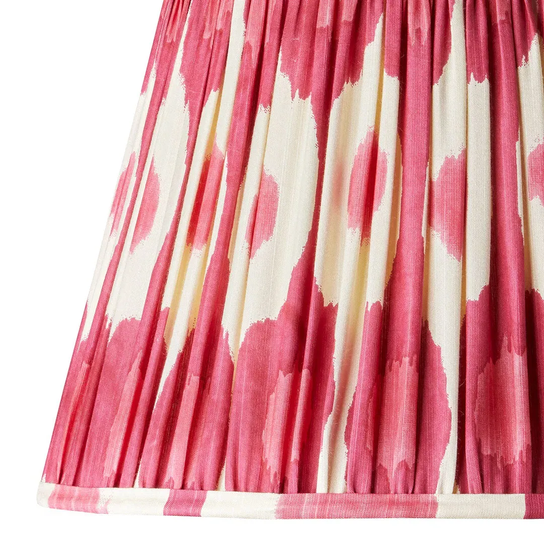 Egg & Spoon Ikat Berries Tapered Cordless Lamp Shade - Pink, Silk product