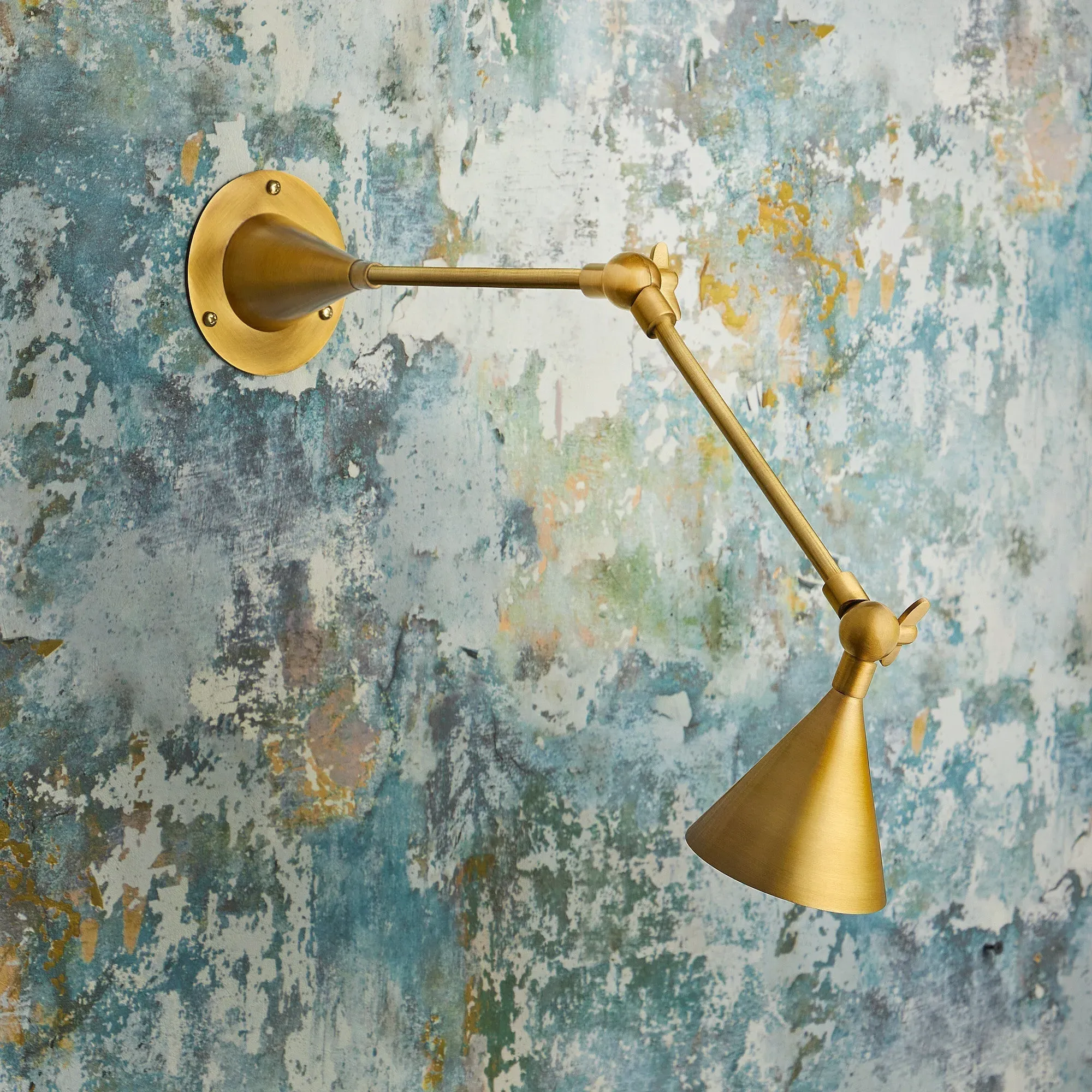 Egret Wall Light - Antique Brass product