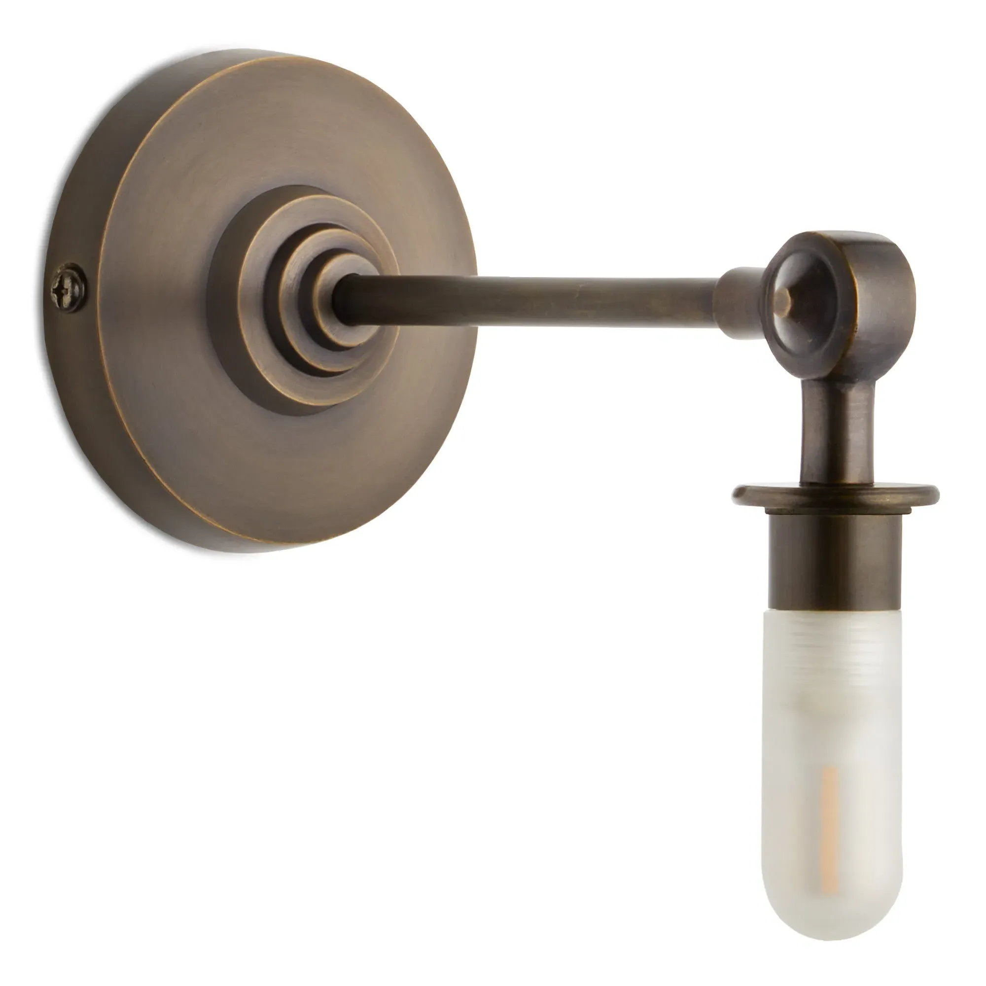 Elbow IP44 Wall Light Fitting - Antique Bronze product