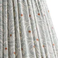 Ellen Merchant 5.5 Inch Tall Tapered Clip-On Shade - Blue, Linen alternate view