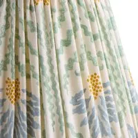 Ellen Merchant 5.5 Inch Tall Tapered Clip-On Shade - Green, Linen alternate view