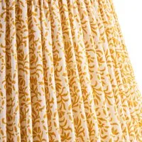 Ellen Merchant 5.5 Inch Tall Tapered Cordless Lamp Shade - Yellow, Linen alternate view
