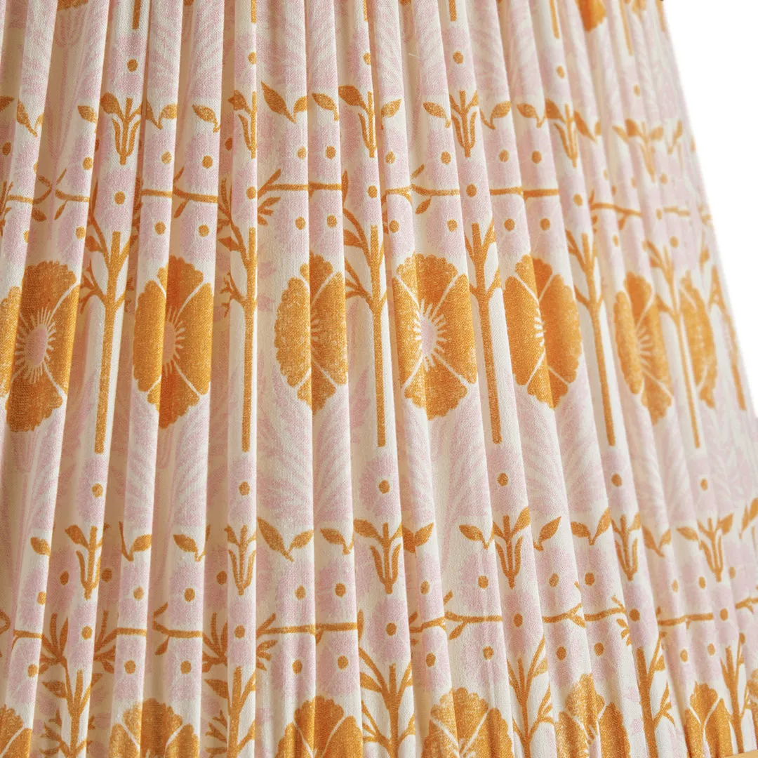 Ellen Merchant Poppies 5.5 Inch Tapered Lamp Shade - Pink product