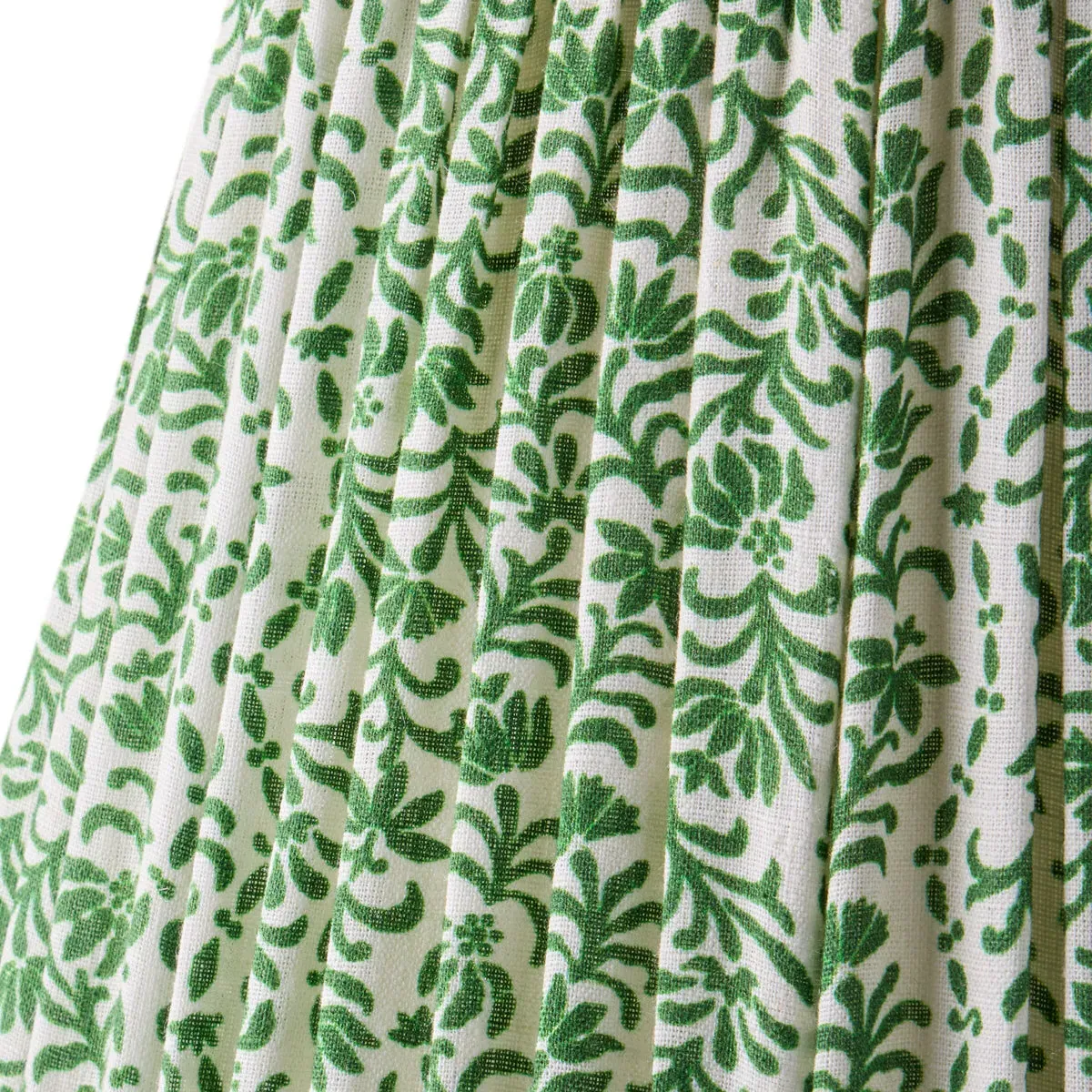Ellen Merchant Posy 14cm Tapered Lamp Shade - Emerald, Linen product