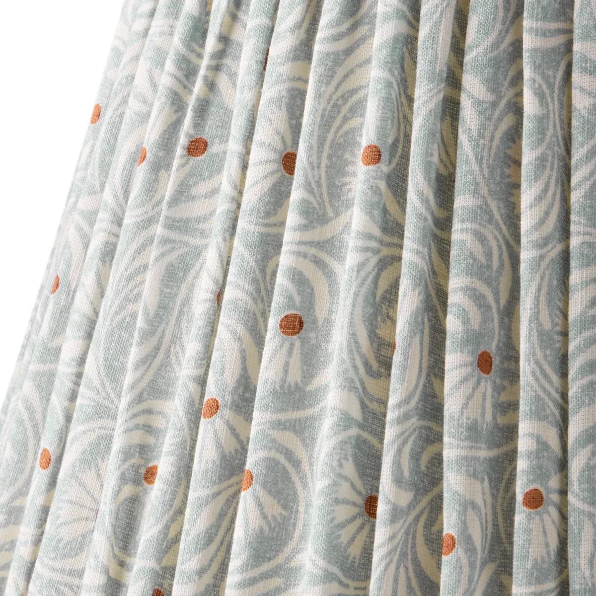 Ellen Merchant Spriglee 14cm Tall Tapered Lamp Shade - Blue, Linen product
