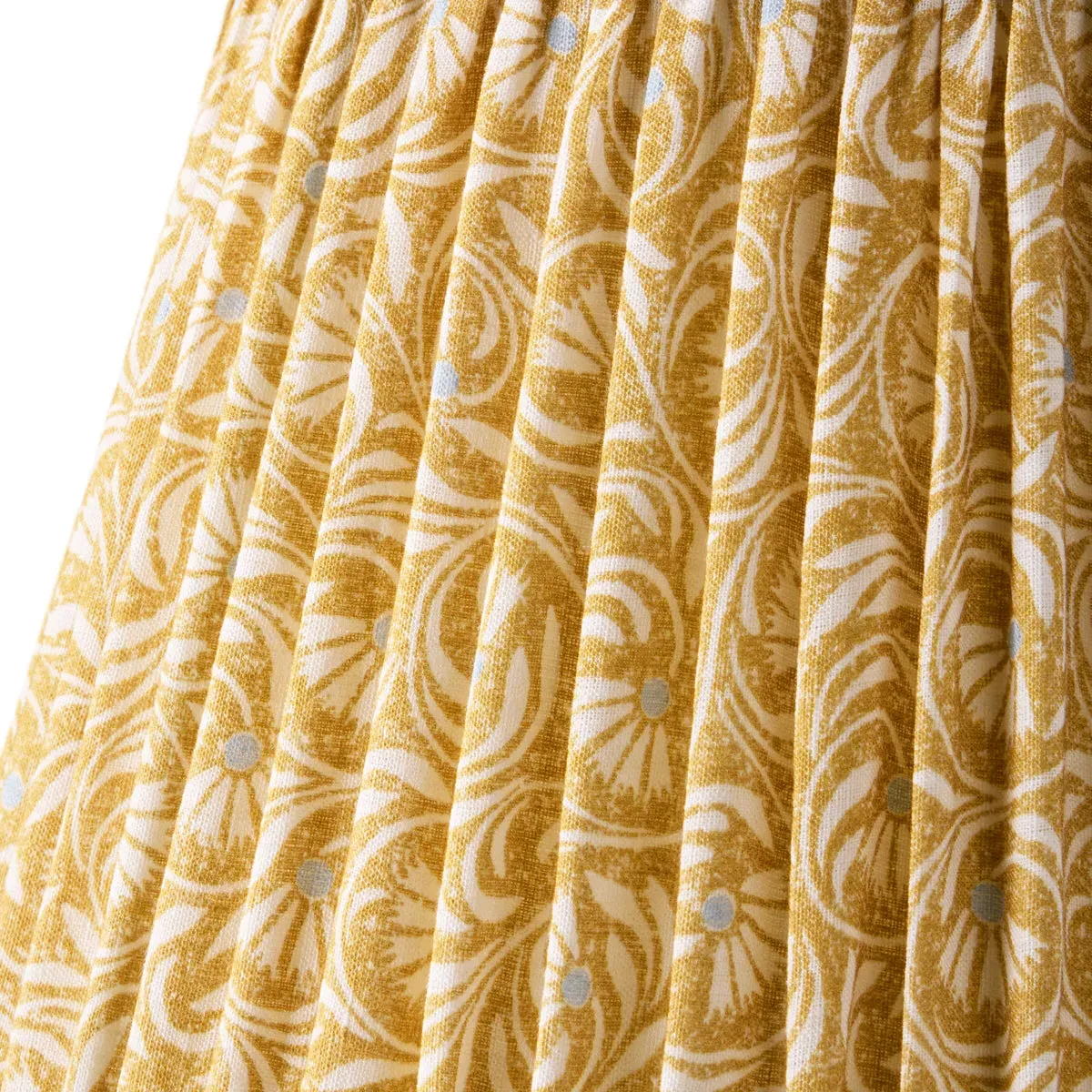 Ellen Merchant Spriglee 14cm Tall Tapered Lamp Shade - Jaggery, Linen product
