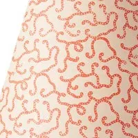 Ellen Merchant Squiggles 6 Inch Empire Clip-On Lamp Shade - Pink alternate view