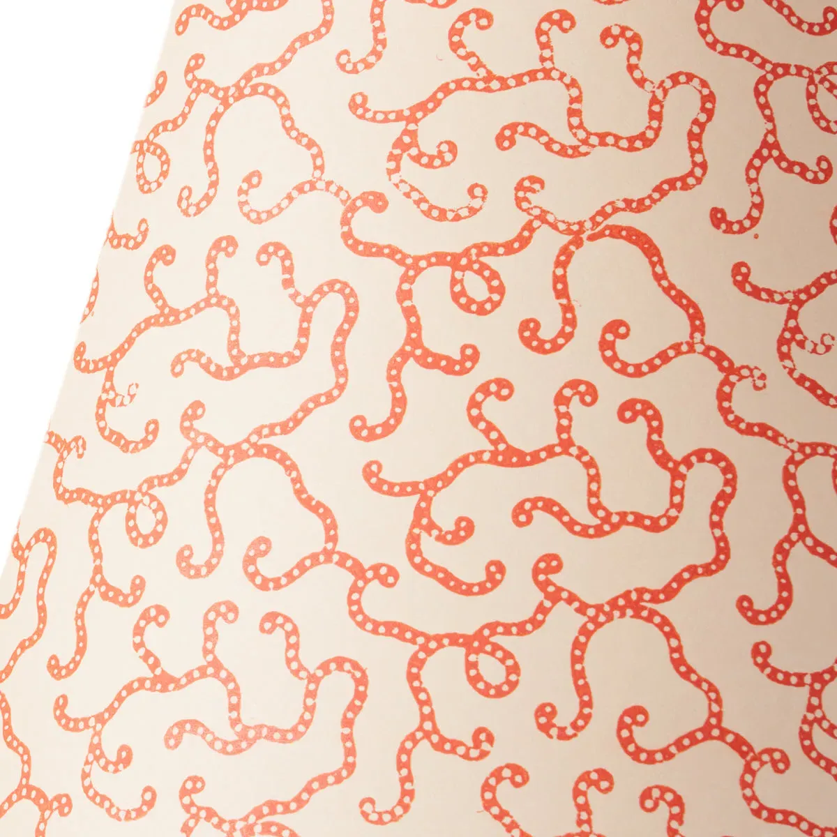 Ellen Merchant Squiggles 6 Inch Empire Clip-On Lamp Shade - Pink product