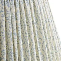 Ellen Merchant Wavelet Posy 5.5" Tapered Lamp Shade - Blue, Linen alternate view