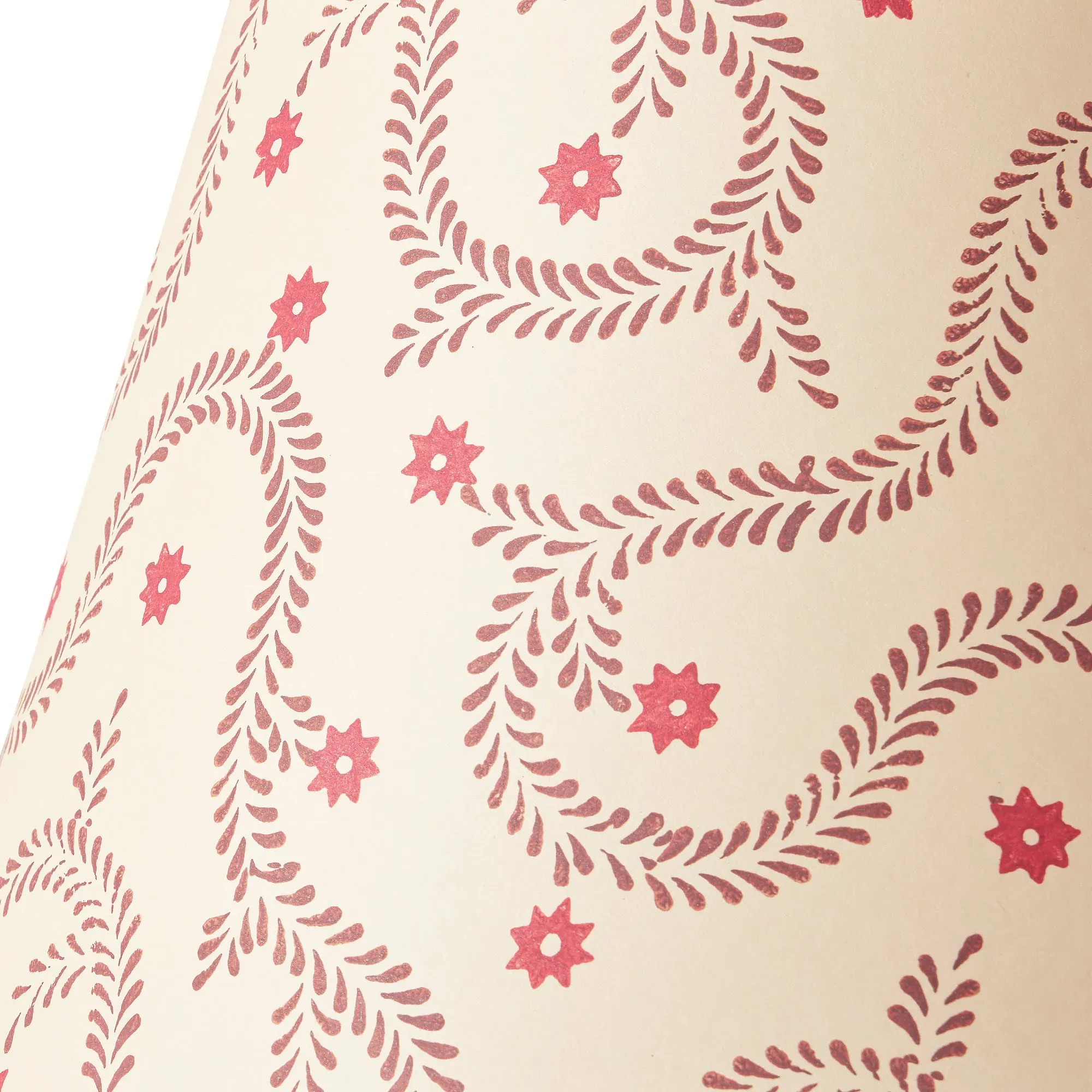 Ellen Merchant Wiggly Stars 16cm Empire Lamp Shade - Wine, Crimson product