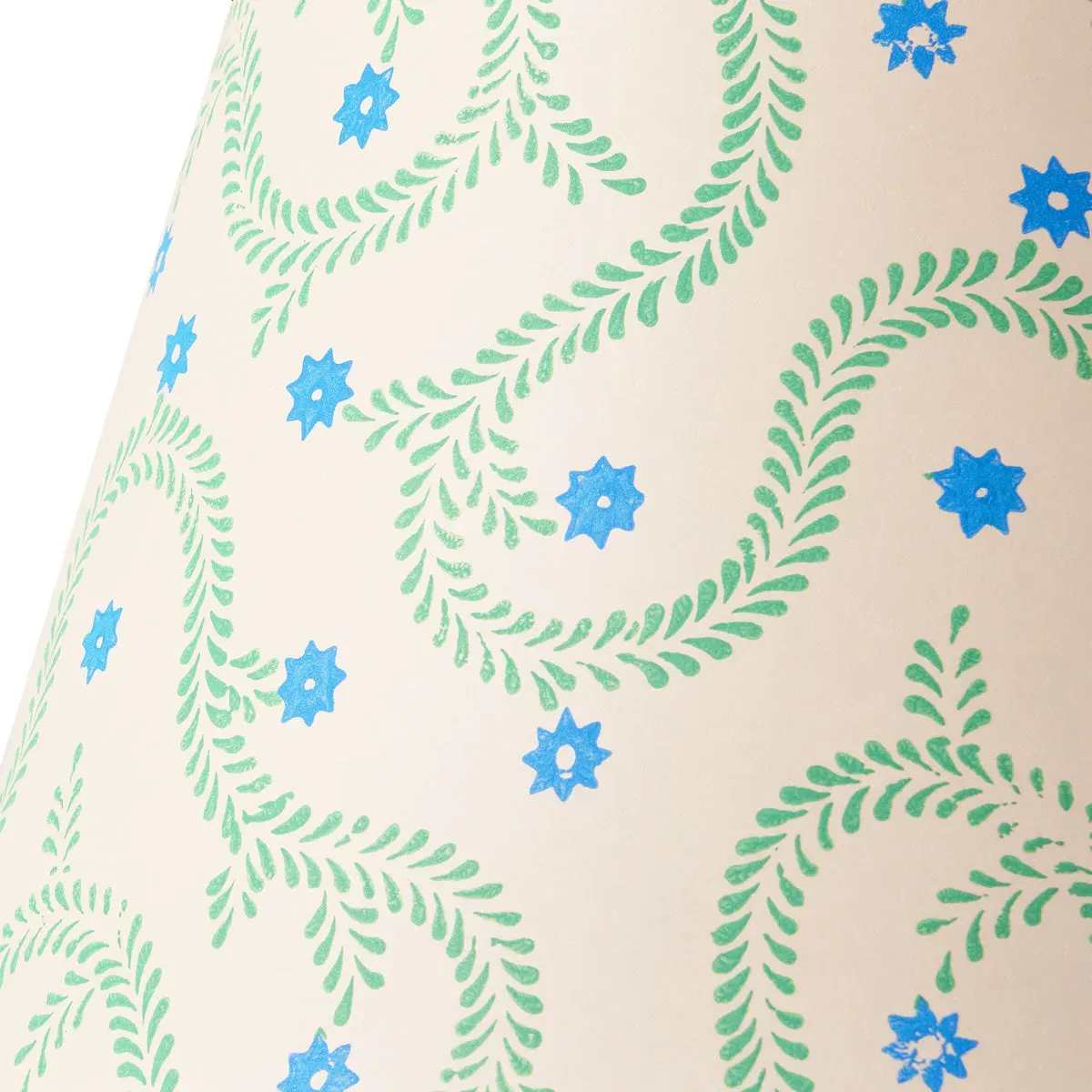 Ellen Merchant Wiggly Stars 6 Inch Empire Clip-On Shade - Blue Green product