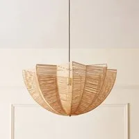 Elowen Pendant Light - Neutral, Natural Rattan by Pooky, image 2