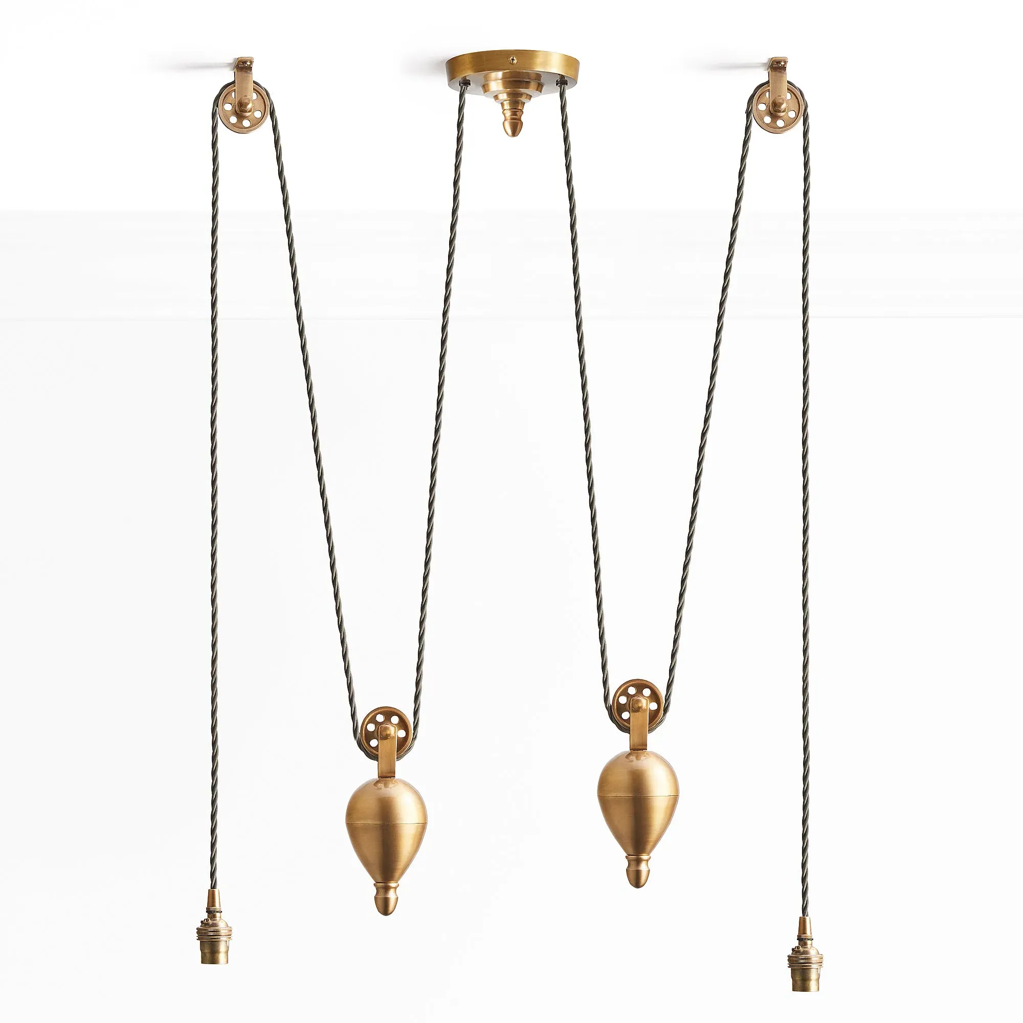 Equilibrium Double Rise and Fall Pendant Set - Antique Brass product
