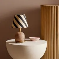 Ferdy Cordless Table Lamp - Natural, Marble alternate view