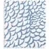 Fishscale Block-Printed Cotton Shade Swatch - Blue by Pooky, image 3