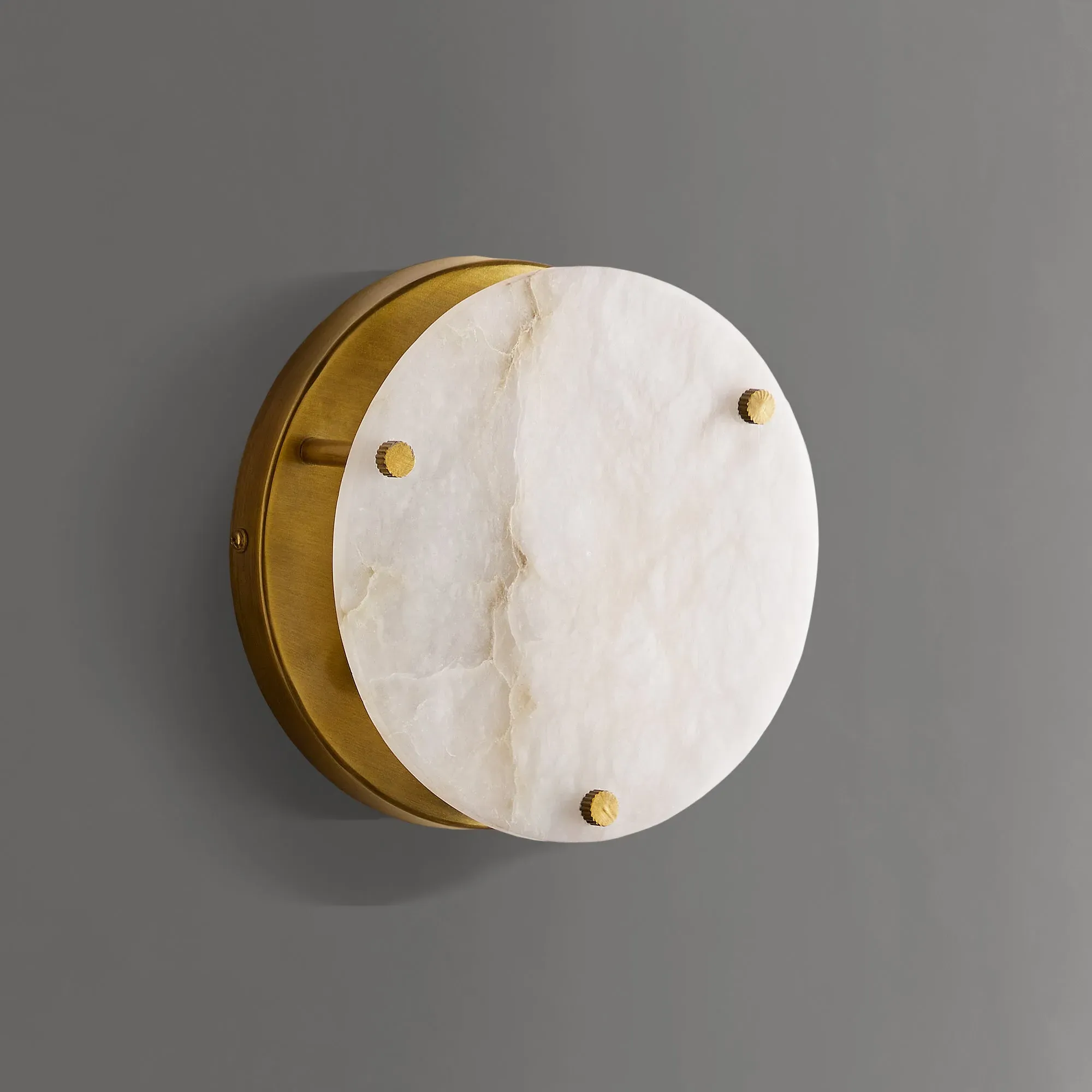 Flumo Wall Light - Antique Brass, Alabaster product