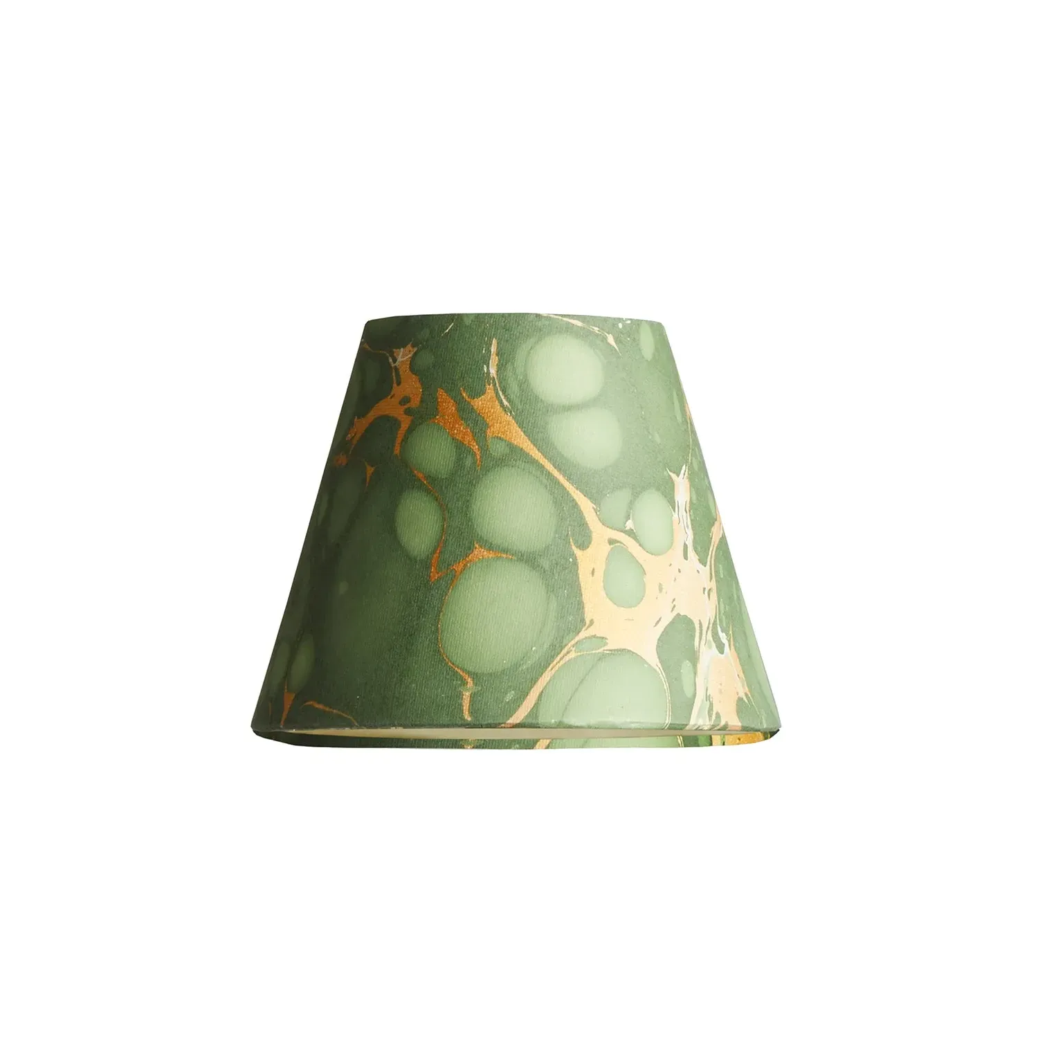 Foglia 7 Inch Pendant Lamp Shade - Green, Marble Paper product